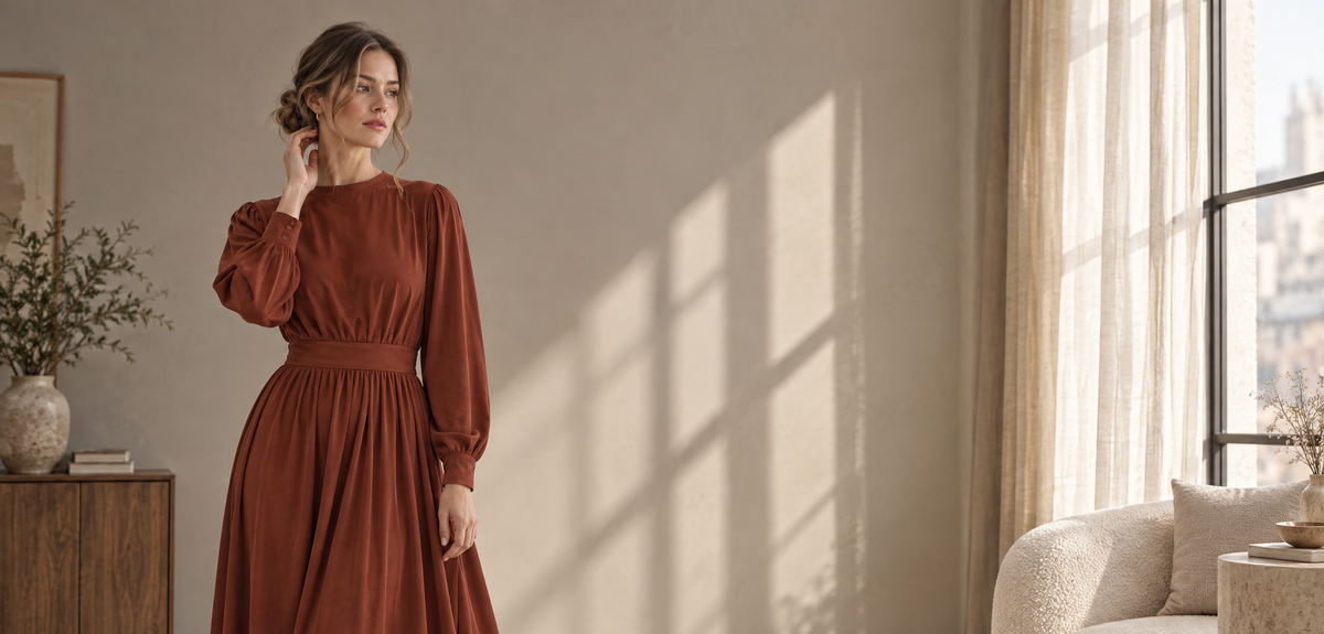 A wardrobe with real sleeves and real shape.