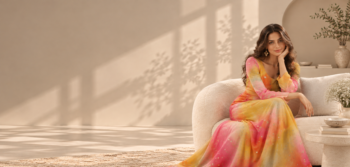 Elegant Pleated Chiffon Maxi Dress